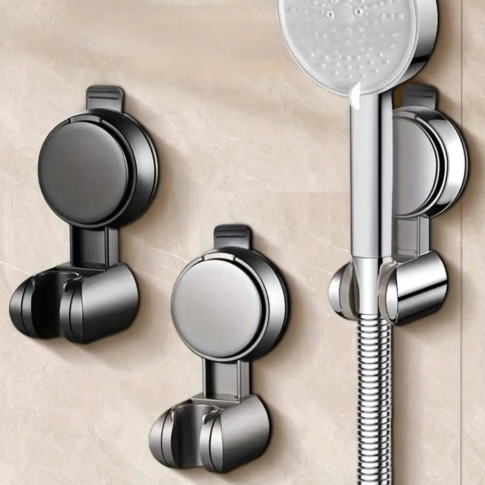 1Pc Universal Shower Head Holder Adjustable Strong Adhesive ABS Shower Brackets Suction Cup Wall Mount Waterproof Shower Base