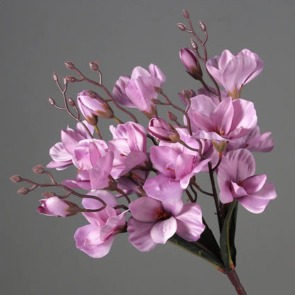 Artificial Flower Bride Bouquets Magnolia Home Decoration Simulated Bouquet Wedding Party Supplies Photography Props Accessories