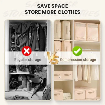 Material Compression Packing Cube Dustproof Foldable Compressed Storage Bag Large Capacity Moisture-proof