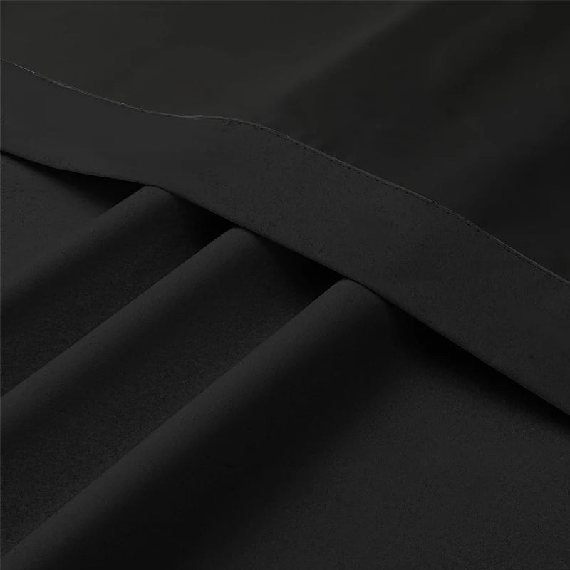High Shade Waterproof Heat Insulation Indoor Outdoor Curtains Door Curtains Decoration Home Garden