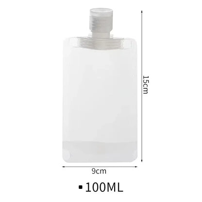 10cs 30/50/100ML Thickened Travel Subpackage Cosmetic Lotion Shower Gel Shampoo Portable Facial Cleanser