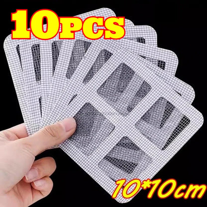 5-20Pcs Disposable Floor Drain Sticker Shower Drain Hair Catcher Cover Sink Strainers Hair Filters Bathtub Mesh Filter Sticker