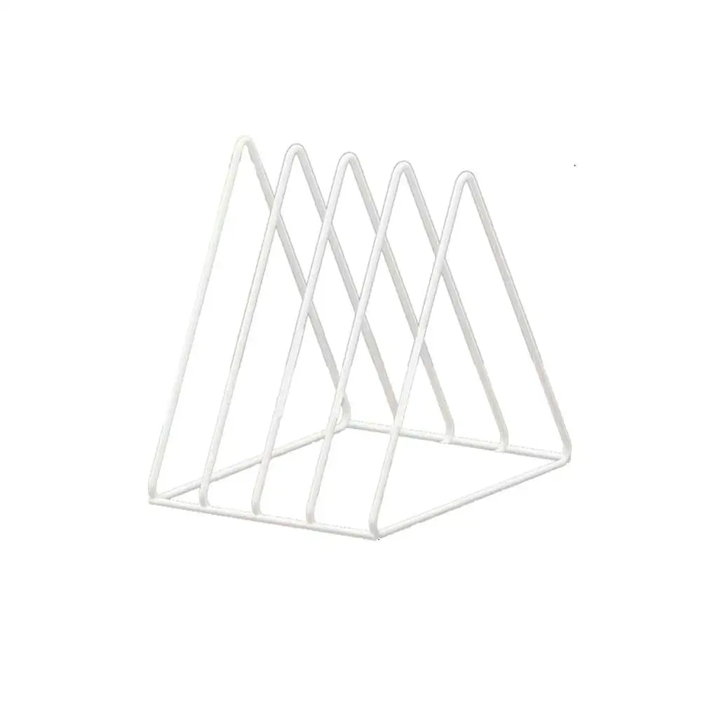 9-grid CD Rack Vinyl Record Storage Rack Triangular Magazine Stand, Bedroom Desktop Storage,5-grid CD/movie Rack ﻿