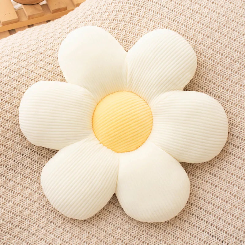 35CM Colorful Flowers Plush Pillow Plant Petal Cushion Stuffed Toys  Home Decoration Gifts