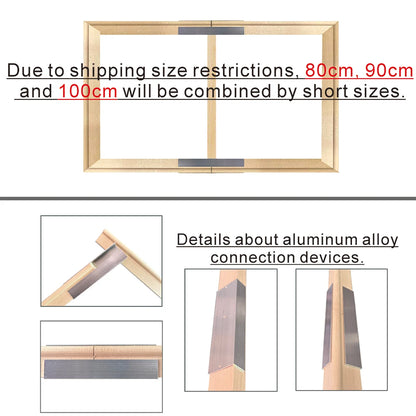 35x45 40x50cm Natural Wooden Picture Frame For Wall Canvas Frame Diamond Painting Frame Picture Poster Wall Frame Home Decor