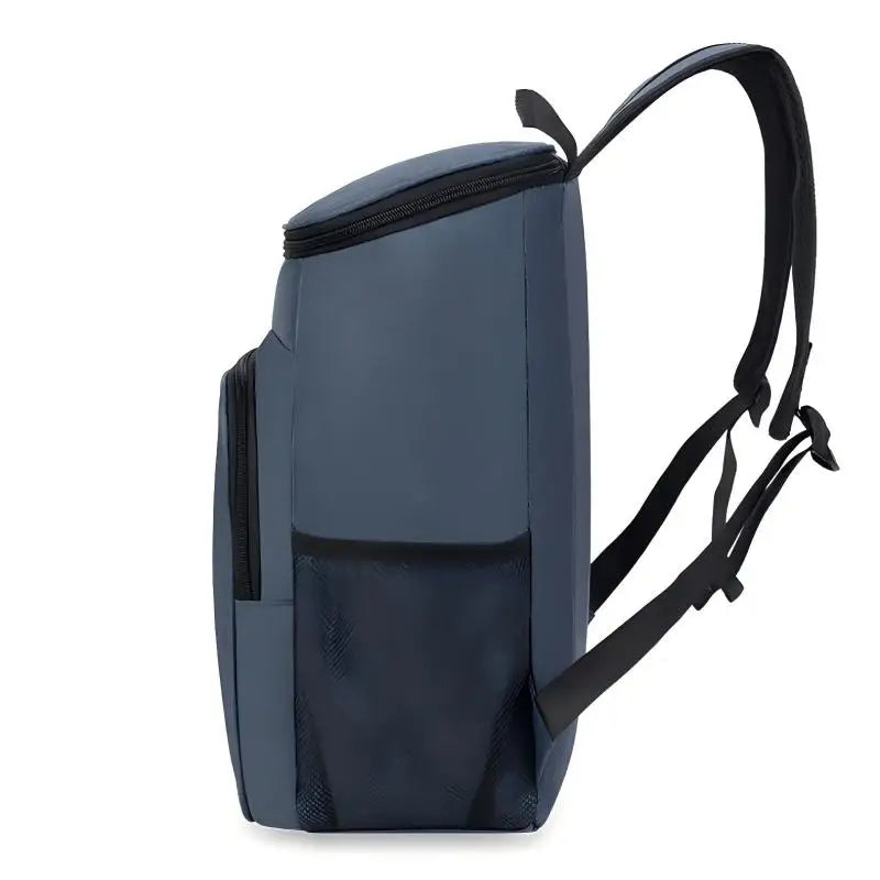 1pc Shoulder Insulation Bag Multifunctional Outdoor Picnic Insulation Fresh-keeping Backpack Leak-proof Ice BagTravel Essentials