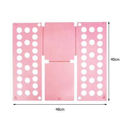 Plastic Folding Clothes Board Easy and Fast Kids Laundry Folder Folding Shirt Board Home Storage Tools for Quick Folding Clothes