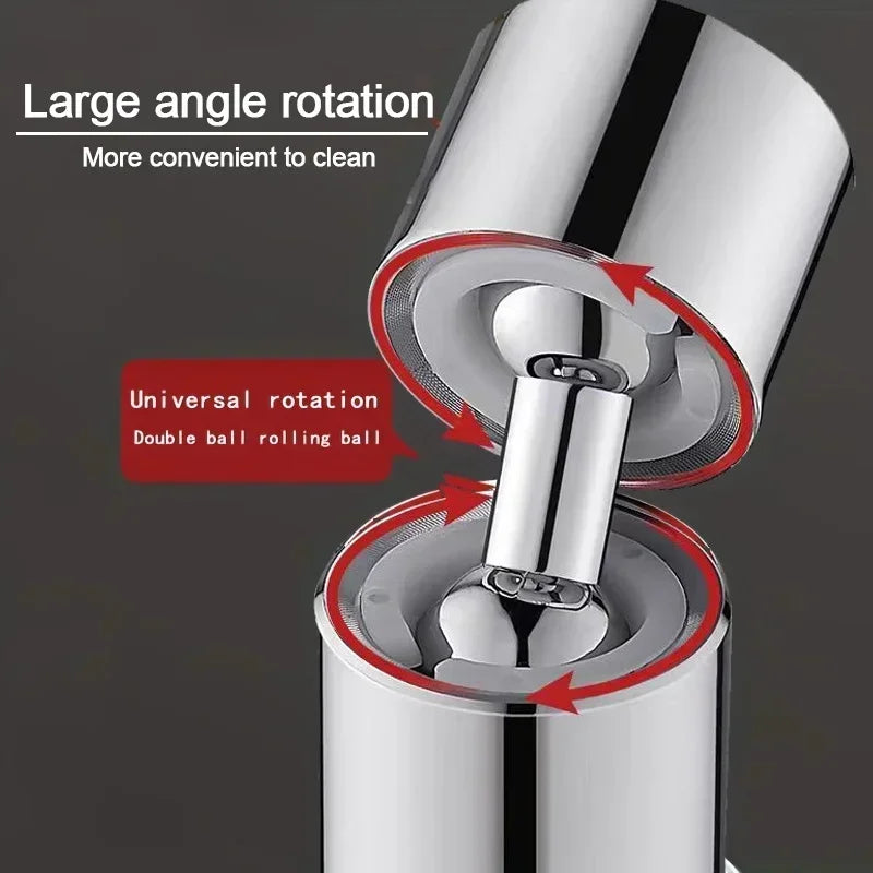 1pc Faucet Extender Metal Alloy,Three Modes,Head Water Saver Home Extended Shower Spray Filter  Faucet Extender  Kitchen