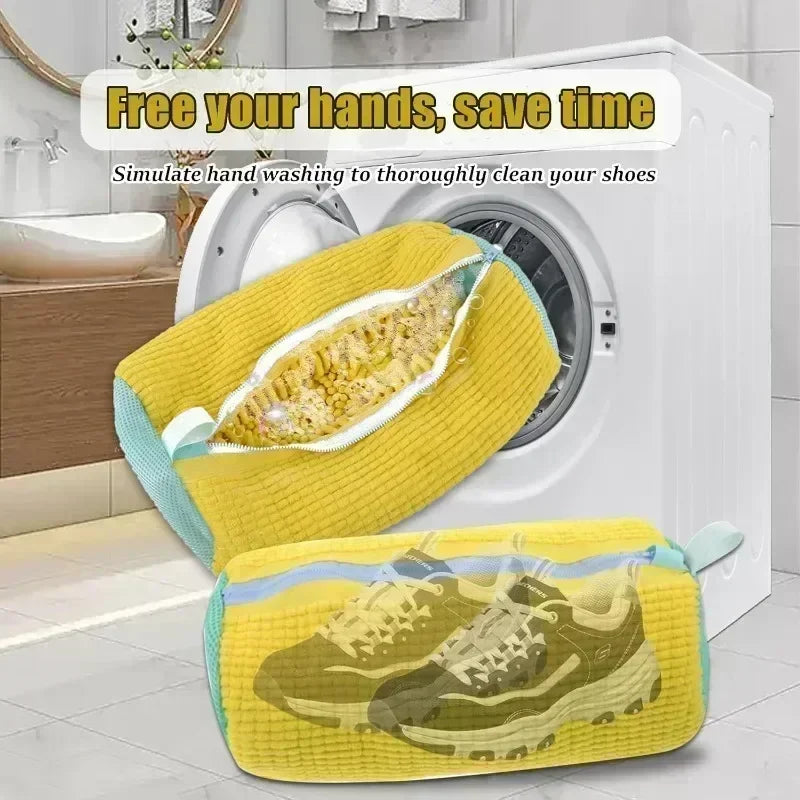 Sneaker Washing Net Bag To Wash Slippers Shoe Laundry Net Washing Machine Bag Slippers Shoes Bags Wash Slippers Washing Shoe Bag