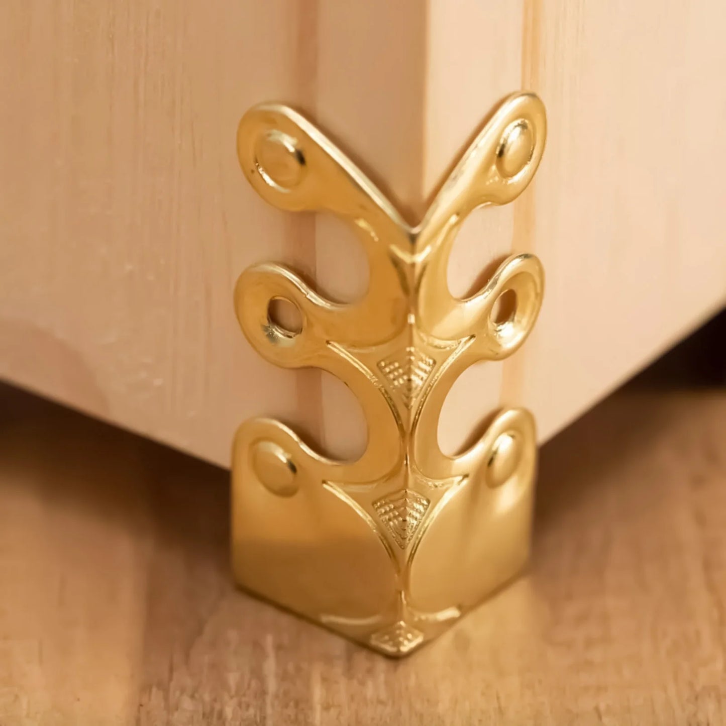 Retro Furniture Corner Protectors Solid Brass Skirting Board For Wardrobes Cabinets Fireplaces Universal Home Decor Hardwares