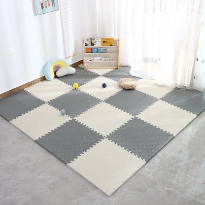 16PCS 30x30cm EVA Puzzle Mat – Thick Baby Play Mat for Kids, Non-Slip & Waterproof Crawling Floor Tiles, Interlocking Foam Rug