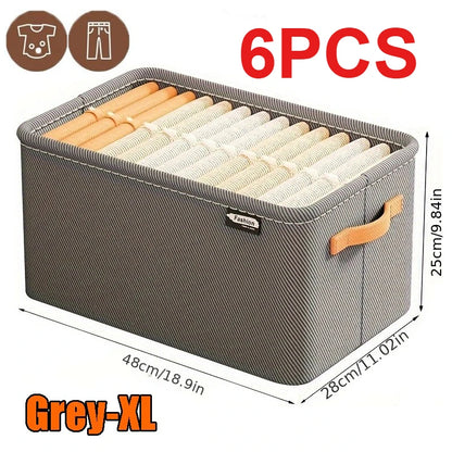 Thicken Clothes Organizer Pants Sweater Storage Cabinets Drawers Organizer Jeans Storage Box Wardrobe Clothes Storage Organizers