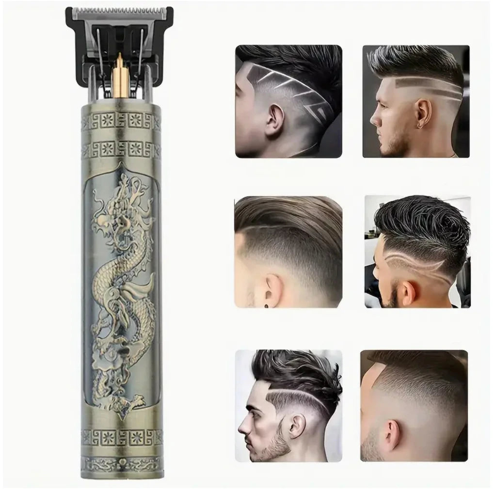 2024 New Vintage T9 Hair Cutting Machine Men's Electric Shaver