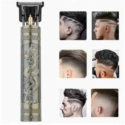 2024 New Vintage T9 Hair Cutting Machine Men's Electric Shaver