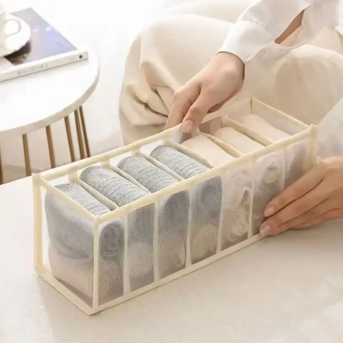 Underwear Organizer Clothes Wardrobes Box Closet Room Organizers Foldable Drawer Home Organization and Bra Storage Bedroom Shelf