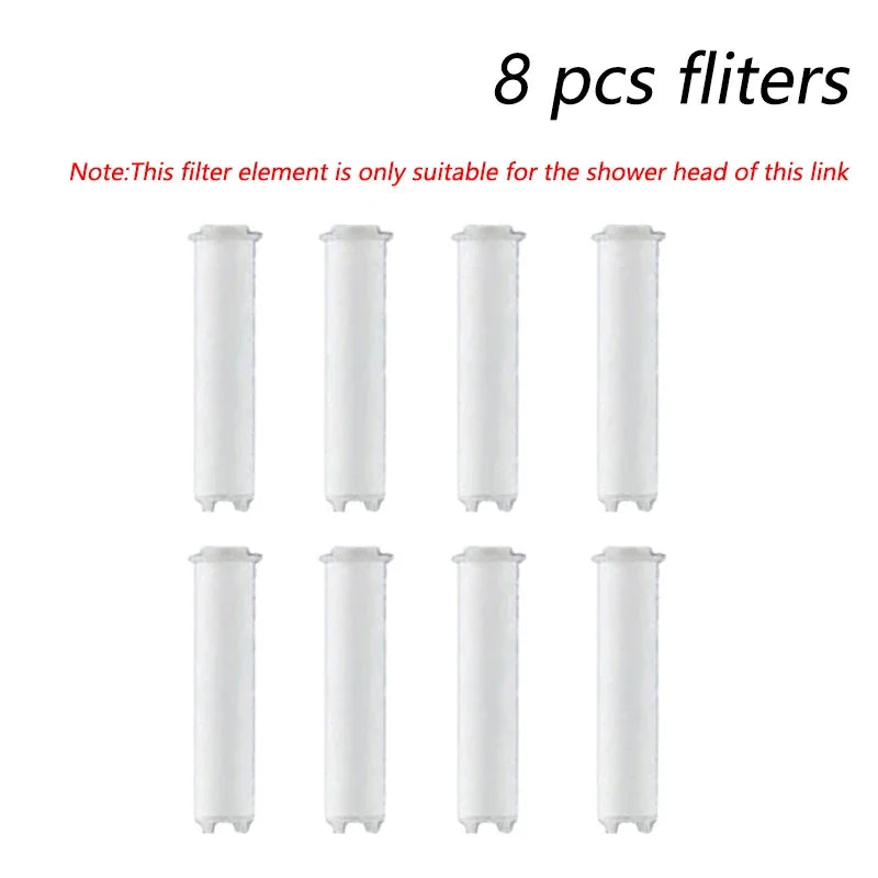 10 Spray High-Pressure Water Saving Filtered Shower Head Handheld Showerhead Fall Resistance Black White Bathroom Shower Nozzle