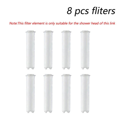 10 Spray High-Pressure Water Saving Filtered Shower Head Handheld Showerhead Fall Resistance Black White Bathroom Shower Nozzle