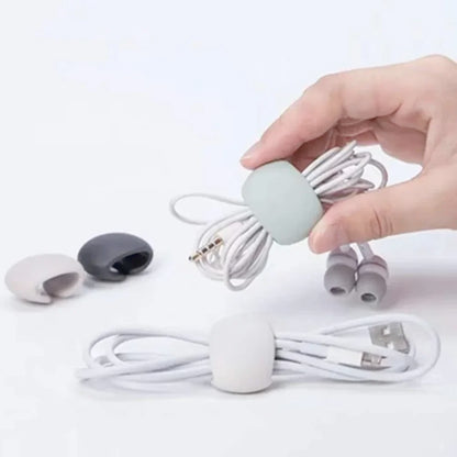 5/10/15/20PCS Cable Management Clips Adhesive Charging Wire Holders for Desk/Car/Travel (Anti-Tangle Design)
