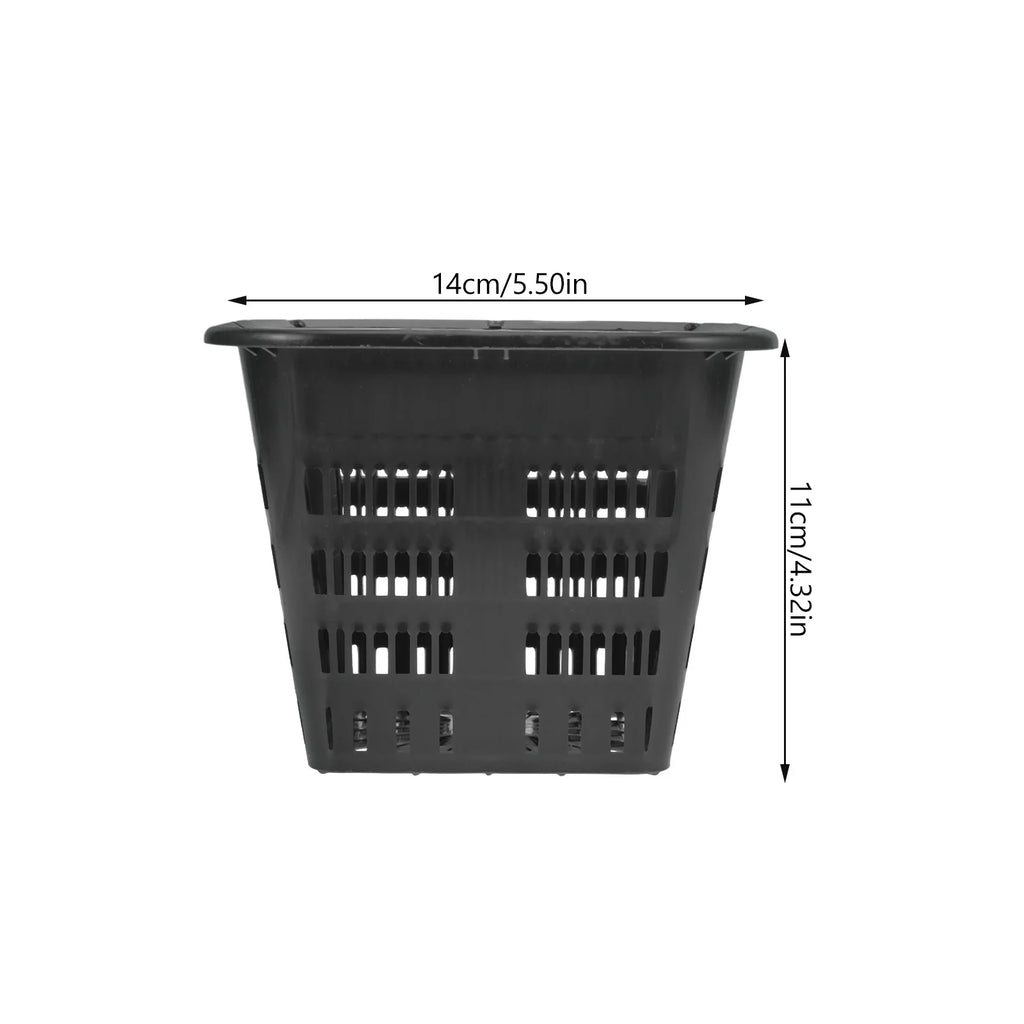 8Pcs Hydroponic Vegetable Basket Net Pots Garden Containers Plastic Net Pot Root Control Device Orchid Aquatic Plant