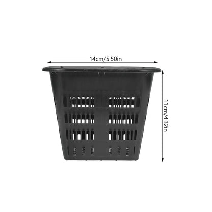 8Pcs Hydroponic Vegetable Basket Net Pots Garden Containers Plastic Net Pot Root Control Device Orchid Aquatic Plant