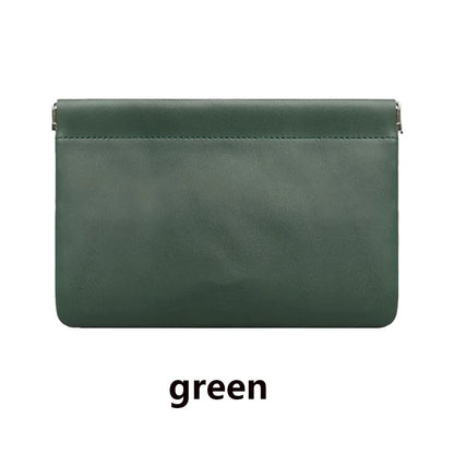 Fashion PU Leather Storage Bag Automatic Closure Waterproof Purse Portable Earphone Charging Line Cosmetic Lipstick Jewelry Bag