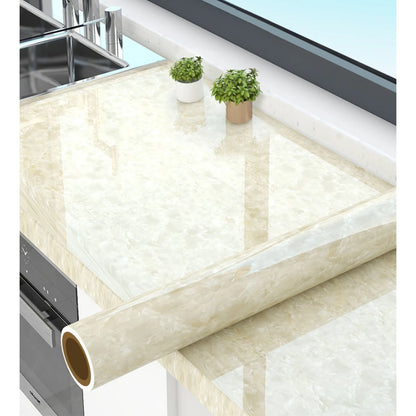 Marble Contact Paper for Countertops, Removable Wallpaper Peel and Stick, Self Adhesive Counter Top Waterproof for Kitchen Backs