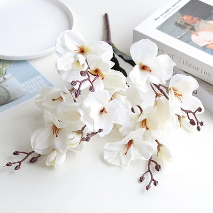 Artificial Flower Bride Bouquets Magnolia Home Decoration Simulated Bouquet Wedding Party Supplies Photography Props Accessories