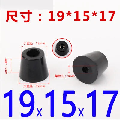 8pcs Rubber Shock Absorbing Feet, Anti-Vibration Pads for Furniture,Speaker,Washing Machine,Non-Slip Floor Protector with Gasket