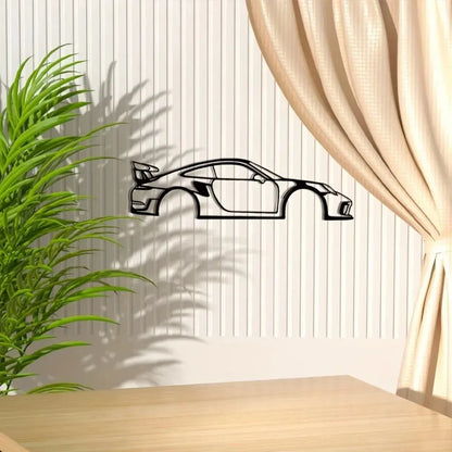 HelloYoung Metal Racing Car Wall Art Durable Sports Decor for Kids Room