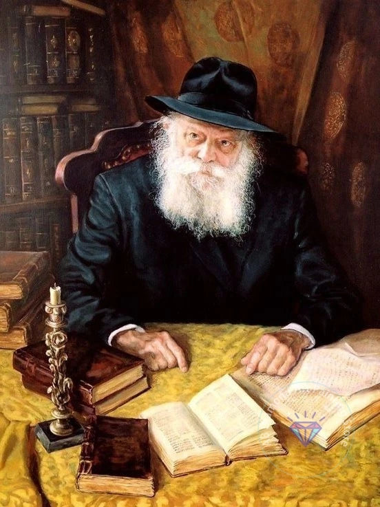 Jewish Rabbi Lubavitch AB Diamond Painting Kit 5D DIY Diamond Embroidery Cross Stitch Handmade Art Gift Crafts Home Decor