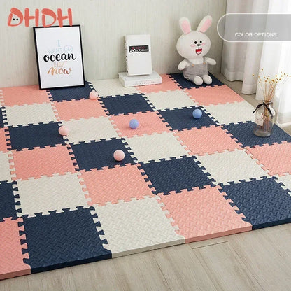 DHDH 30*30cm Foam Puzzles Carpet Play Mat Soft Non-slip Sports Fitness Mat Interlocking Sports Tile Carpet Home Decoration ﻿ ﻿