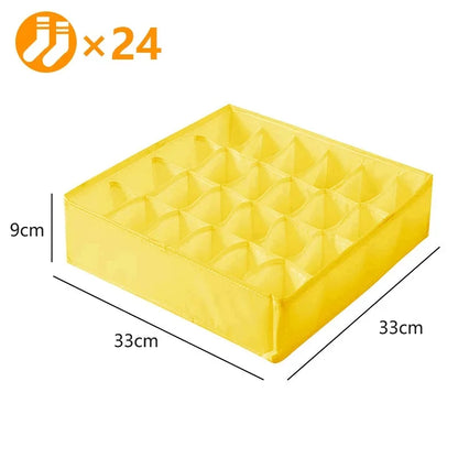 Sports Bra Underwear Organizer Storage Box Panties Socks Storage Boxes Wardrobe Clothes Organizer Cabinet Drawers Separator Box