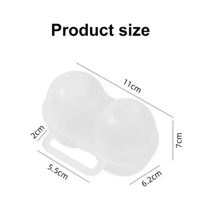 Dual Compartment Egg Storage Box Household Collection Egg Tools Plastic Egg Containers Portable Outdoor Shock-absorbing Storage