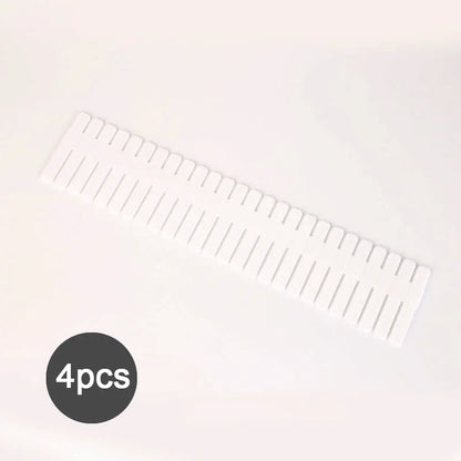 4/8 Pieces Adjustable Drawer Divider Partition Durable Storage Cosmetic Socks Underwear Drawer Clothes Organizer Cabinets