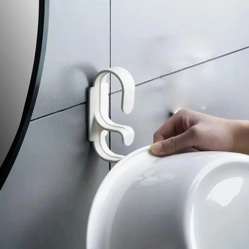 Bathroom Razor Holder Storage Hook Wall Men Shaving Shaver Shelf Punch Free Razor Rack Accessories Organization