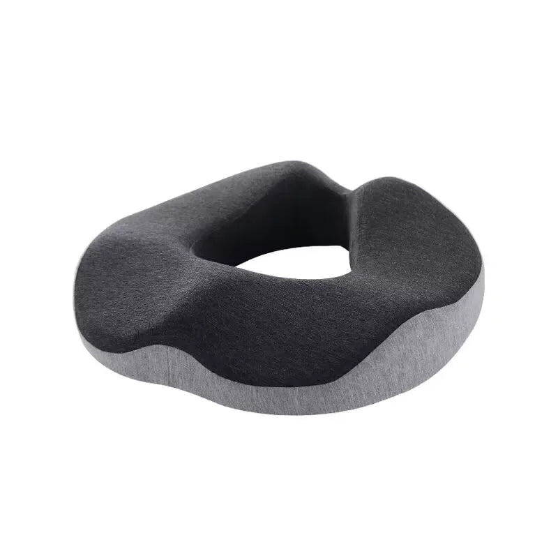 Ergonomic Memory Foam Donut Seat Cushion,Office Comfort Pillow for Cailbone Pain, Bed Sores, Hemorrhoids, Sciatica  ﻿