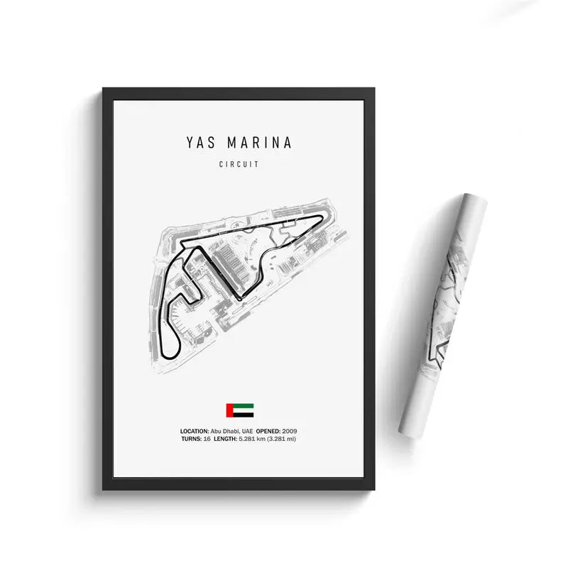 F1 Internationa Track Circuit Canvas Painting F1 Imola Wall Art Nordic Poster Aesthetic Motorsport Race Picture For Home Decor
