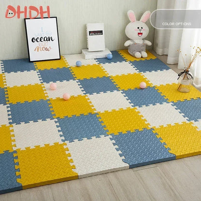 DHDH 30*30cm Foam Puzzles Carpet Play Mat Soft Non-slip Sports Fitness Mat Interlocking Sports Tile Carpet Home Decoration ﻿ ﻿