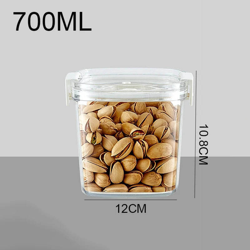 Vacuum Sealed Tank Coffee Beans Vacuum Jar Kitchen Cereals Storage Box Airtight Container Moisture-Proof Sealed Canister for Tea