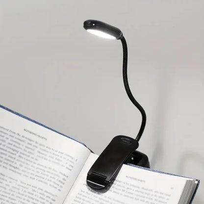 Mini portable LED book light eye protection reading light flexible adjustable direction non-rechargeable battery study lamp bedr