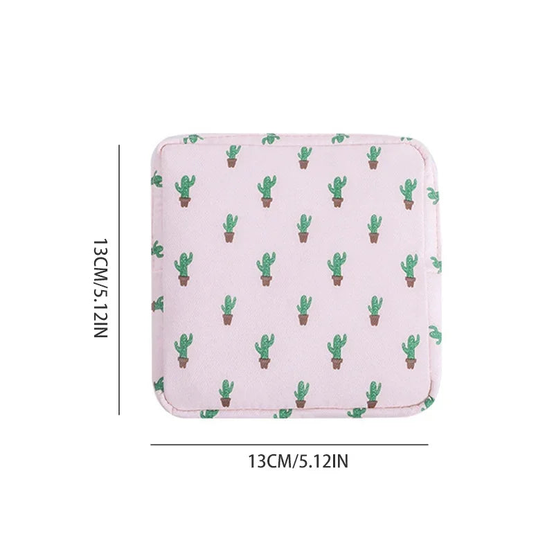Portable Organizer Pouch for Sanitary Napkin Discreet Storage Monthly Essentials Travel Bag