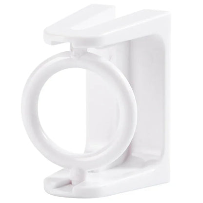 360° Rotatable Retractable Pole Fixator for Non-drilling Strong Adhesive Hooks Towel Rod Shower Curtain Rod Bracket
