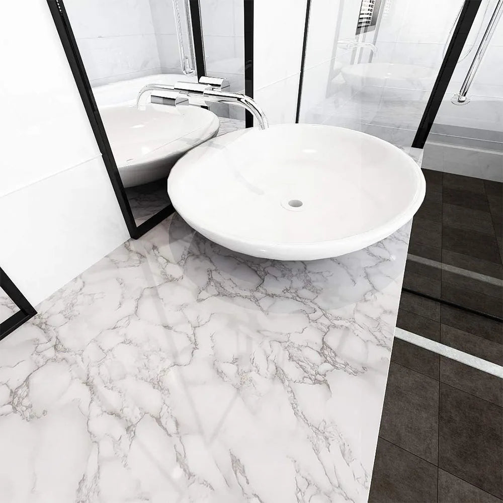 Marble Contact Paper for Countertops, Removable Wallpaper Peel and Stick, Self Adhesive Counter Top Waterproof for Kitchen Backs