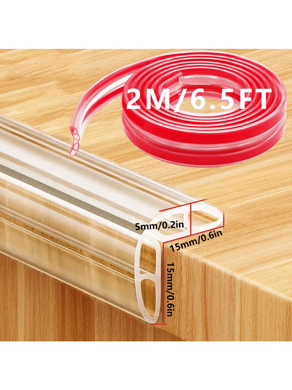 1m/3m/4m/5mProofing Edge Protector Strip L corner protectors Table Corner Protectors for Furniture Guards| Proof Corners and Edg