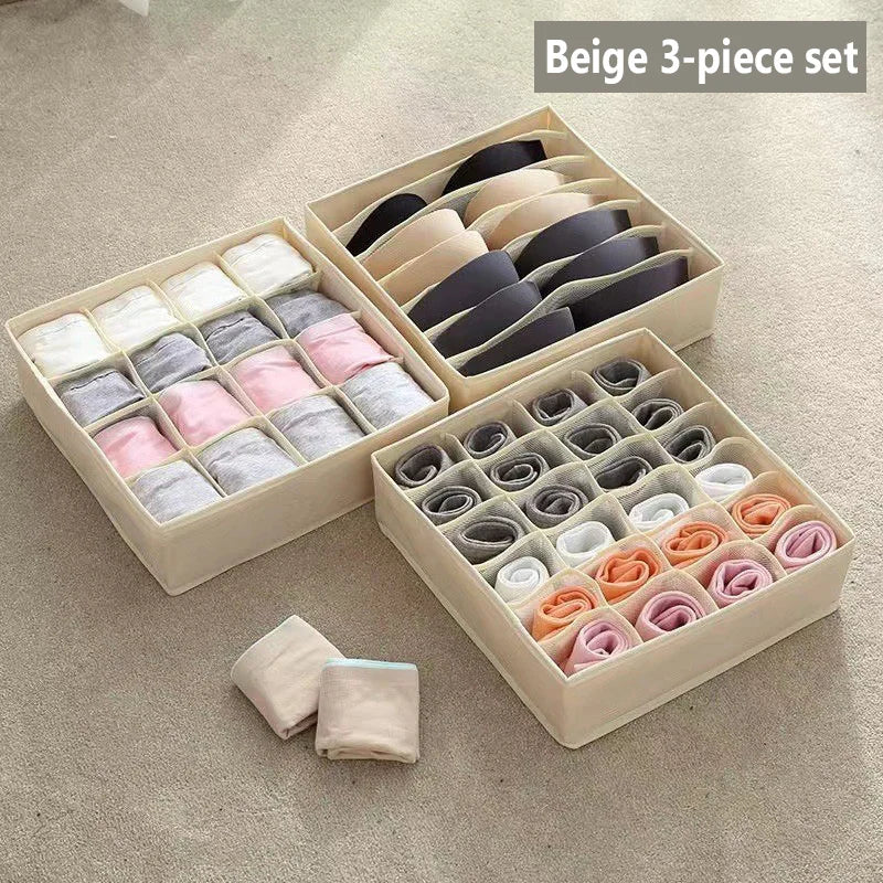 Underwear Bra Socks Storage Box Cabinet Drawer Organizer Socks Scarf Underwear Organizer Box Wardrobe Clothing Storage Organizer