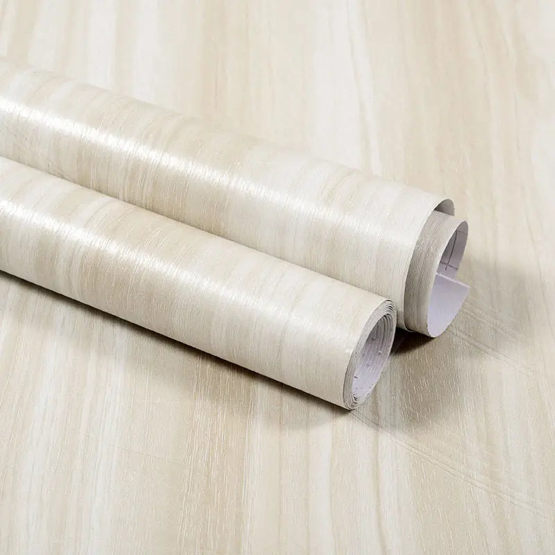 Vinyl Self-adhesive Waterproof Wood Wallpapers Wall Stickers for Wall in Rolls Furniture Renovation Film Bedroom Home Decor PVC