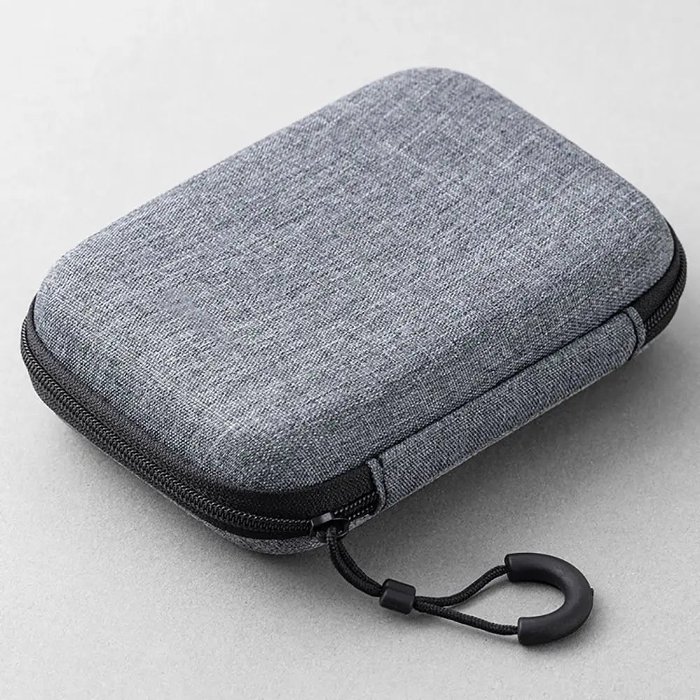 1Pcs Mini EVA Storage Bag Pouch Carrying Bag Zipper Earphone Case For Airpod Earphone/Phone/Charging Cable Digital Accessories