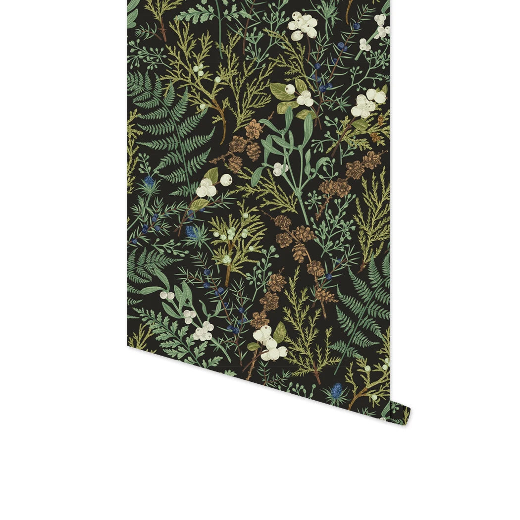 Tropical Rain Forest Peel and Stick Wallpaper White Floral Self Adhesive Removable Leaf Contact Paper For Bedroom Walls Cabinets