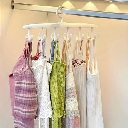 12-Hook Rotating Hanger – Space-Saving Closet Organizer for Ties, Belts, Underwear, Skirts | Portable Home & Dorm Storage 2030