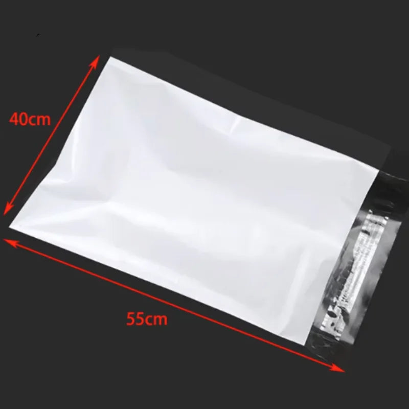Lots White Self Adhesive Seal Courier Bags Express Mail Envelope Storage Mailing Plastic Packaging Pouch for Express Delivery
